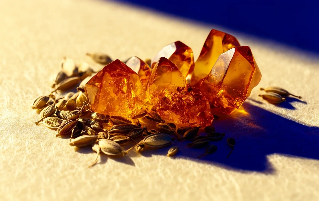 Texturas botánicas y minerales