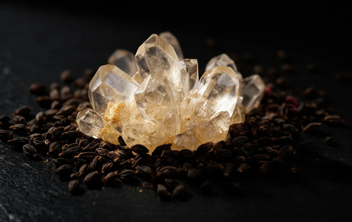 Texturas botánicas y minerales